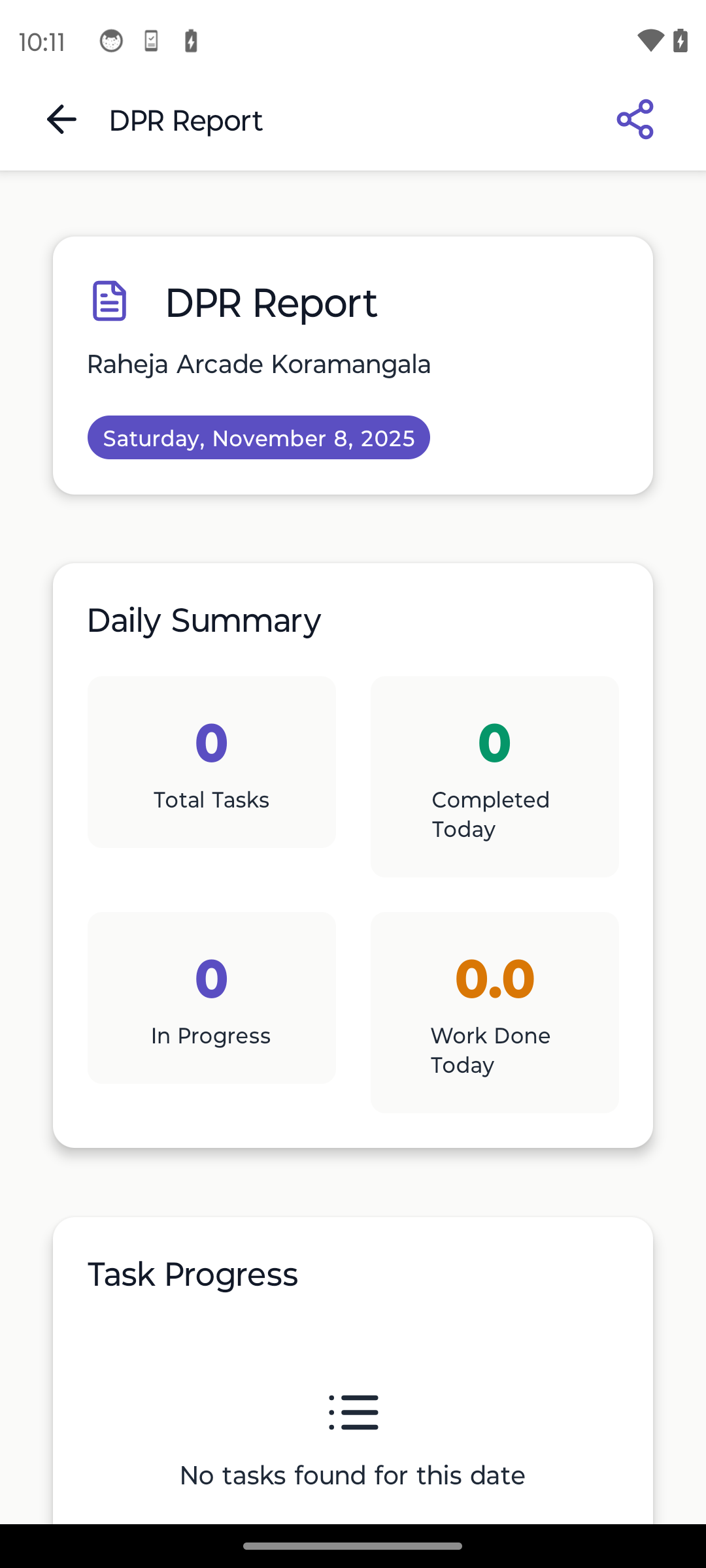 Yojo Units Management feature screenshot - Construction management app interface